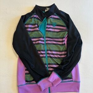 Girls Size XL (13-15 Years)  True Vintage 90s Nike Striped Jacket